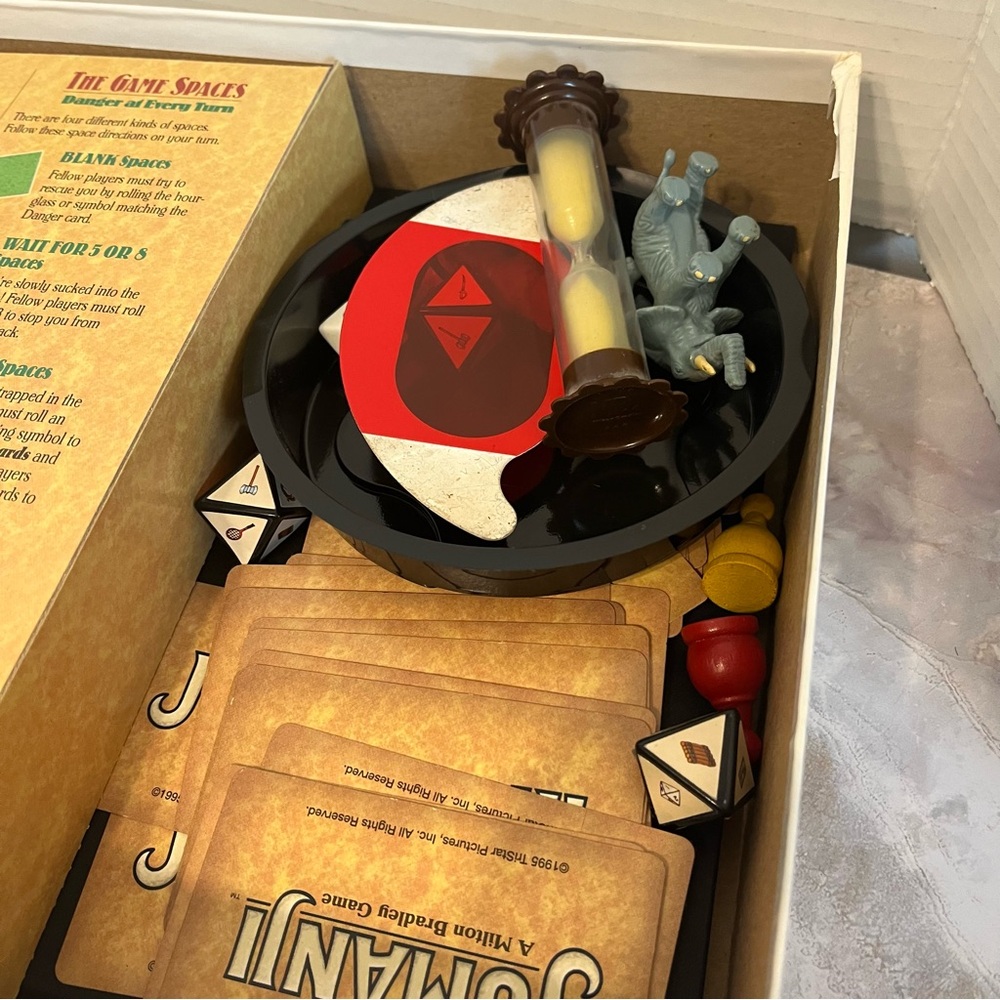 Vintage 1995 Jumanji Board Game - Picture 4 of 13